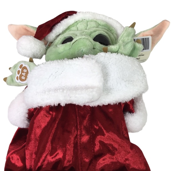 Build A Bear Mandalorian the Child Christmas Baby Yoda Grogu NEW WITH TAG - Picture 3 of 6
